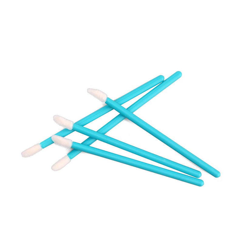 [Australia] - 200PCS Lip Gloss Applicators,Disposable Lip Brushes Lipstick Gloss Wands Applicator Perfect Makeup Tool Kits (Blue) Blue 