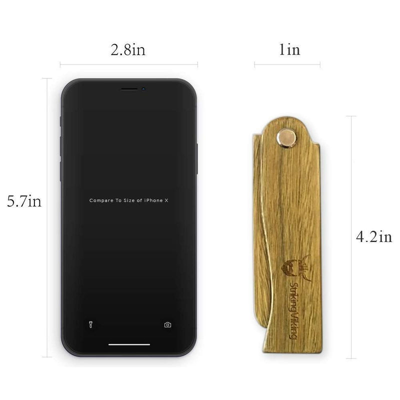 [Australia] - Striking Viking Folding Wood Comb 