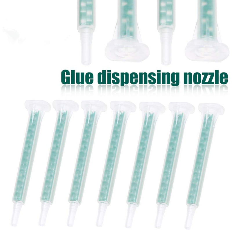 [Australia] - 20 Pieces Long Epoxy Mixing Nozzle Tip for Adhesive Gun Applicator Static Mixer Plastic Resin Mixing Tip(24-Element) 20 Pcs 4.53inch length 
