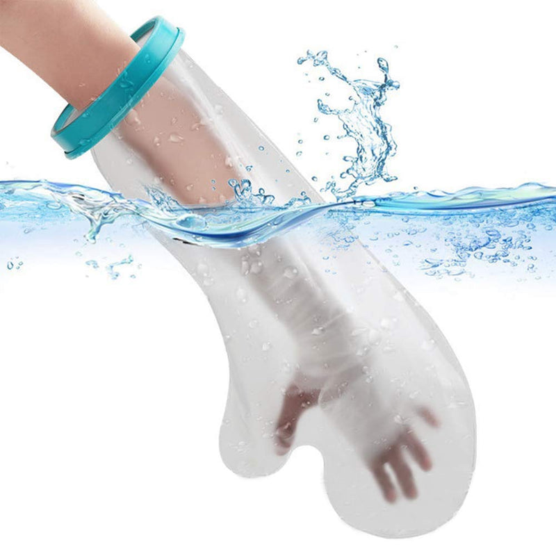 [Australia] - DESTRIC Waterproof Arm Cast Wound Cover for Shower Bath,Plaster Bandage Protector Watertight for Broken Arms Wrists Bones Hands, Burns, Tattoos Half arm1 