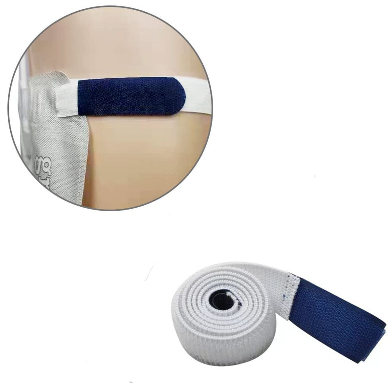 [Australia] - Catheter Fixation 2 Pcs Straps Comfortable Catheter Leg Straps Durable Drainage Bag Straps for Patients with Reduced Mobility Hospital 
