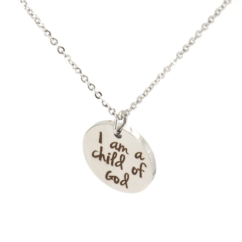 [Australia] - Christian Charm Necklace"I Am a Child of God" for Young Girls & Teens 
