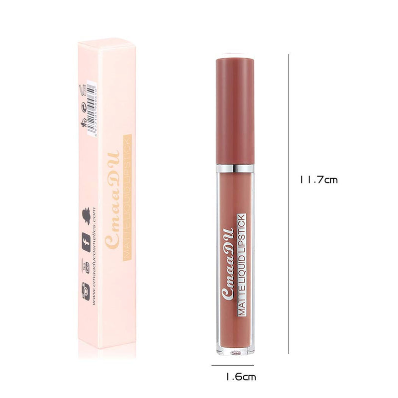 [Australia] - Edanta Matte Liquid Lipstick Long Lasting Velvety Lipsticks High Pigment Lip Beauty Makeup Set for Women and Girls Pack of 1 (Nude 8) Nude 8 