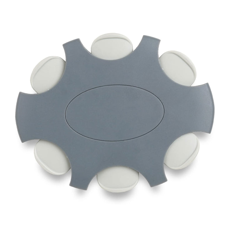 [Australia] - JB White ProWax Hearing Aid Filters for Oticon and Bernafon Speakers, 3x Dispenser Disc with 6 Tools and 6 Filters, Grey (Pack of 18) 