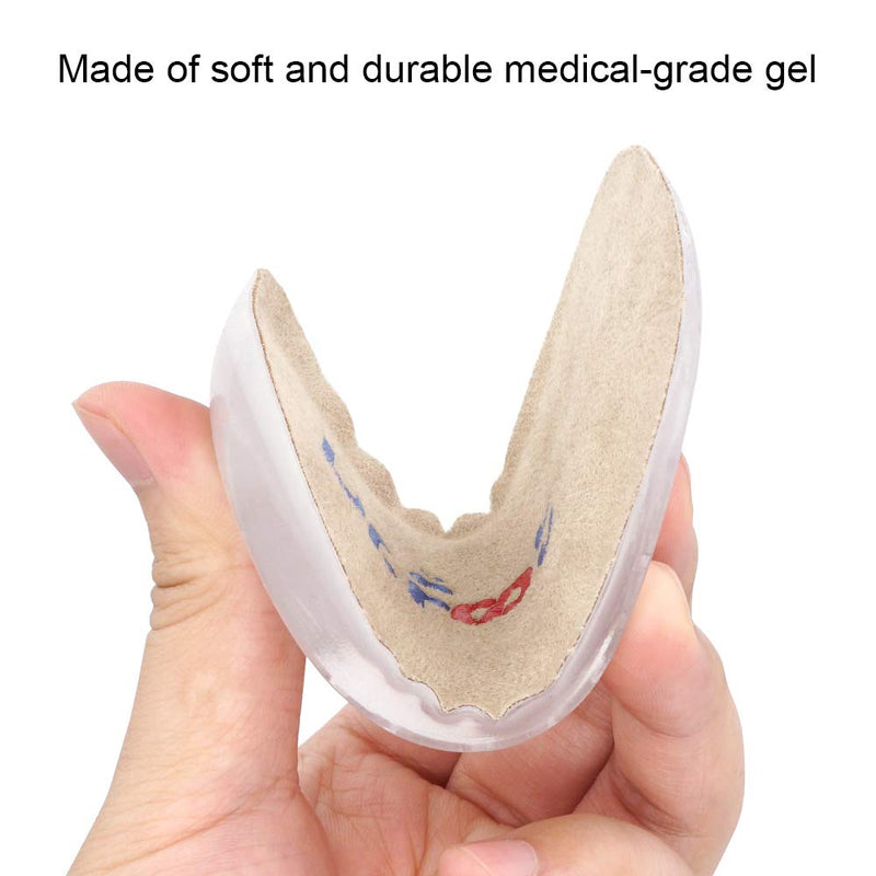 [Australia] - Dr.Foot Height Increase Insoles, Heel Cushion Inserts, Heel Lift Inserts for Leg Length Discrepancies (Small (1" Height)) Small (1" Height) Beige 