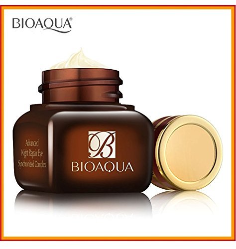 [Australia] - BIOAQUA Night Repair Delicate Skin Around Eyes Crystal Firming Tightening Cream Nourishing Moisturizing Brilliance 