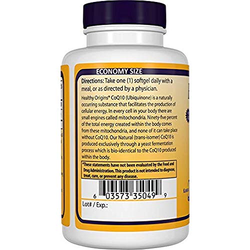 [Australia] - Healthy Origins kaneka COQ10 Gels, 200 Mg, 150 Count 