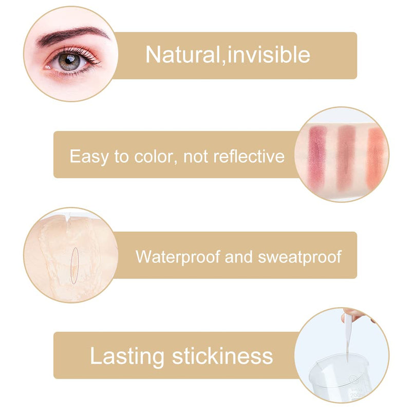 [Australia] - SCOBUTY Eyelid Tape,Eyelid Lift Strips,Double Eyelid Tape,Droopy Eyelid Tape,Eyelid Lifter Strips Invisible,Instant Eyelid Lift Strips,for Uneven Monolids,Instantly Enlarge the Eyes,960PCS Transparent 960PCS 