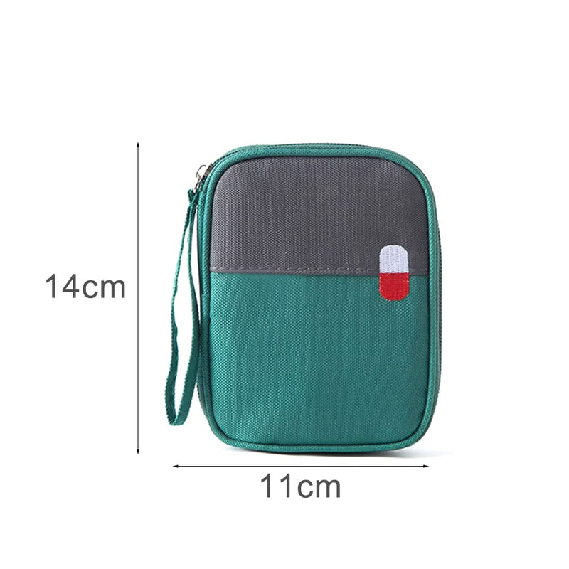 [Australia] - 2 Pcs First Aid Bag Multifunctional Layered Medicine Box Hiking Supplies for Travel, Business, Hiking, Camping 