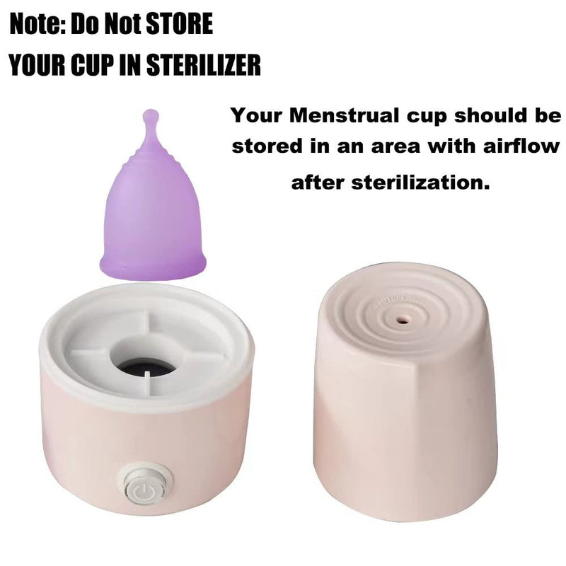 [Australia] - Mottery Menstrual Cups Steamer Machine High Temperature Wash Your Cup 99.9% Dirty 8 Minutes - Feminine Hygiene - Leak-Free (Model Three) Model Three 