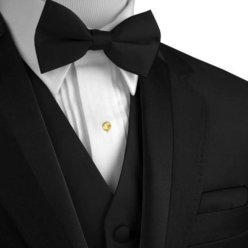 [Australia] - HAWSON Cufflinks and Studs for Men-Fashion Men Tuxedo Shirt Cufflinks and Studs Set for Regular Weeding Business Accessories Gold 