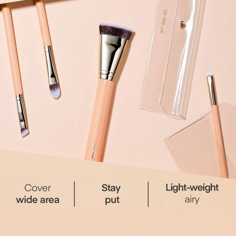 [Australia] - THE TOOL LAB 231 Full Coverage Concealer Brush - Concealer Foundation Brush Makeup Brush Stain Pore Acne-Premium Quality Synthetic Dense Bristles Cosmetic 