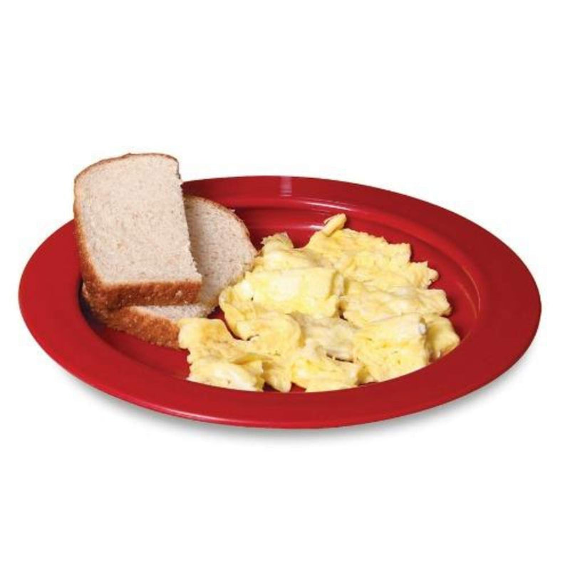 [Australia] - SP Ableware-36751 Maddak Inner-Lip Plate, Red (745310004) Red, Redware 