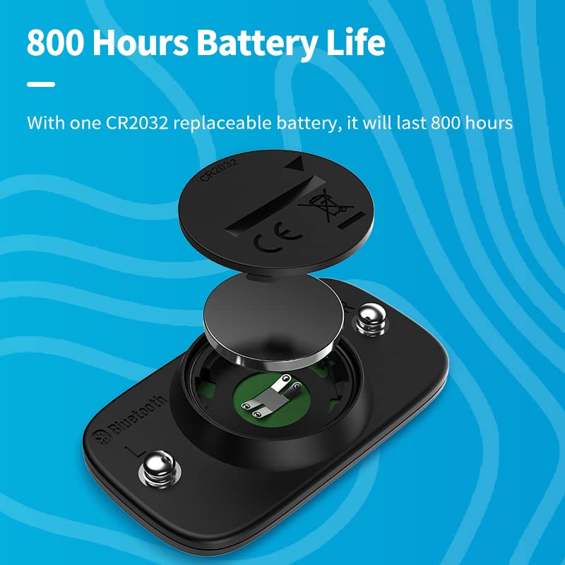 [Australia] - GEOID HS500 Heart Rate Monitor, Heart Rate Sensor Chest Strap, Protocol ANT+/Bluetooth, Compatible with iOS/Android APPs 