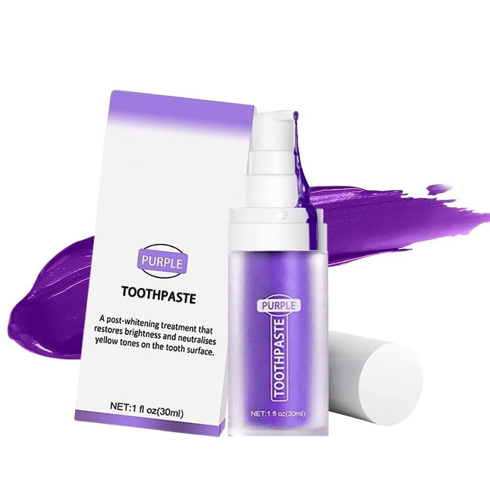 [Australia] - Purple Toothpaste for Teeth Whitening, Purple Toothpaste, Purple Whitening Toothpaste Suitable for Sensitive Teeth and Teeth Cleaning Toothpaste, Teeth Whitening Toothpaste 