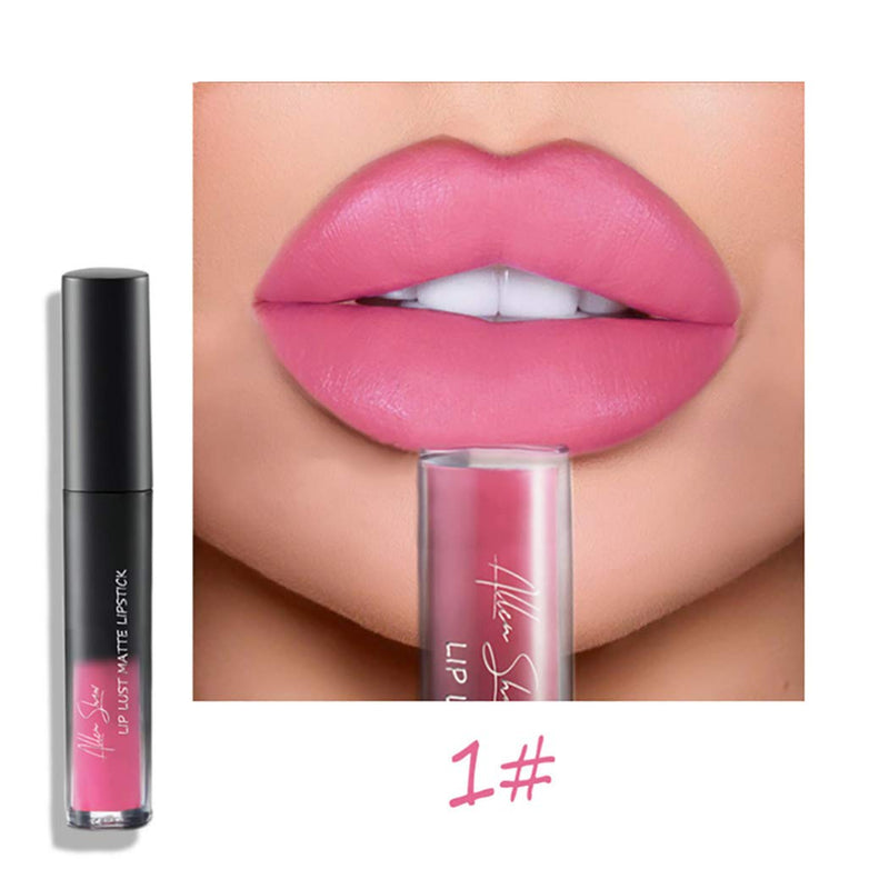 [Australia] - Edanta Matte Liquid Lipstick High Pigmented Velvet Lip Gloss Waterproof Long Lasting Lipsticks Makeup Set for Women and Girls (C- Pink) C- Pink 