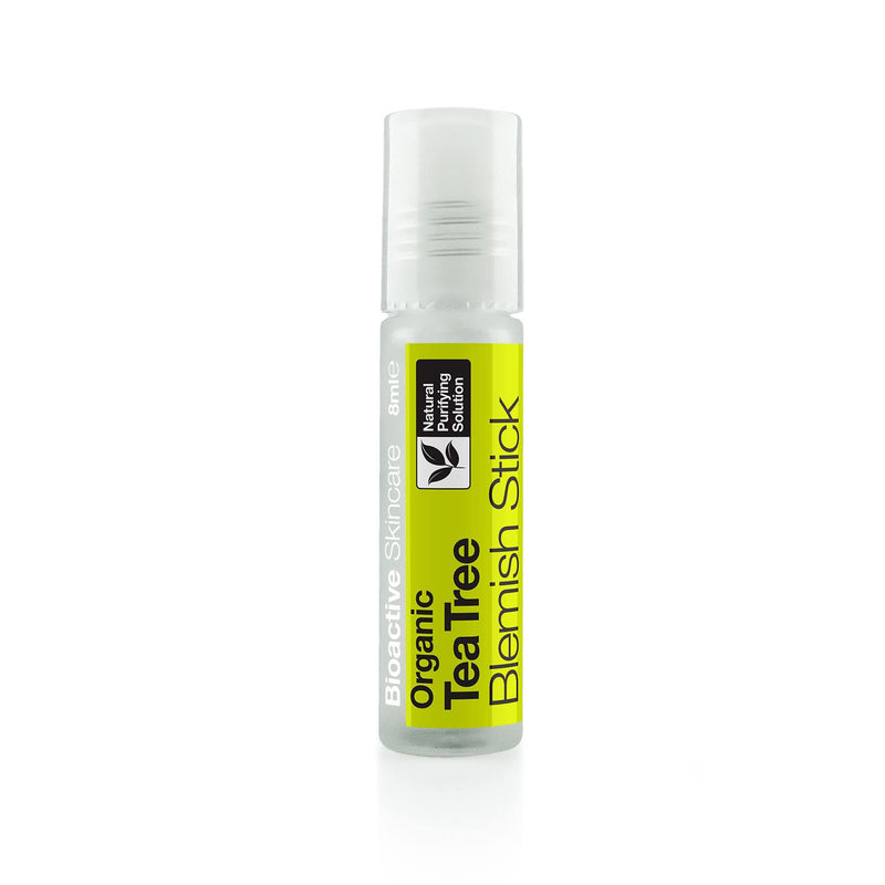 [Australia] - Dr Organic, Organic Tea Tree Blemish Stick , Natural , Vegan , Cruelty Free , Paraben & SLS Free , 8ml 