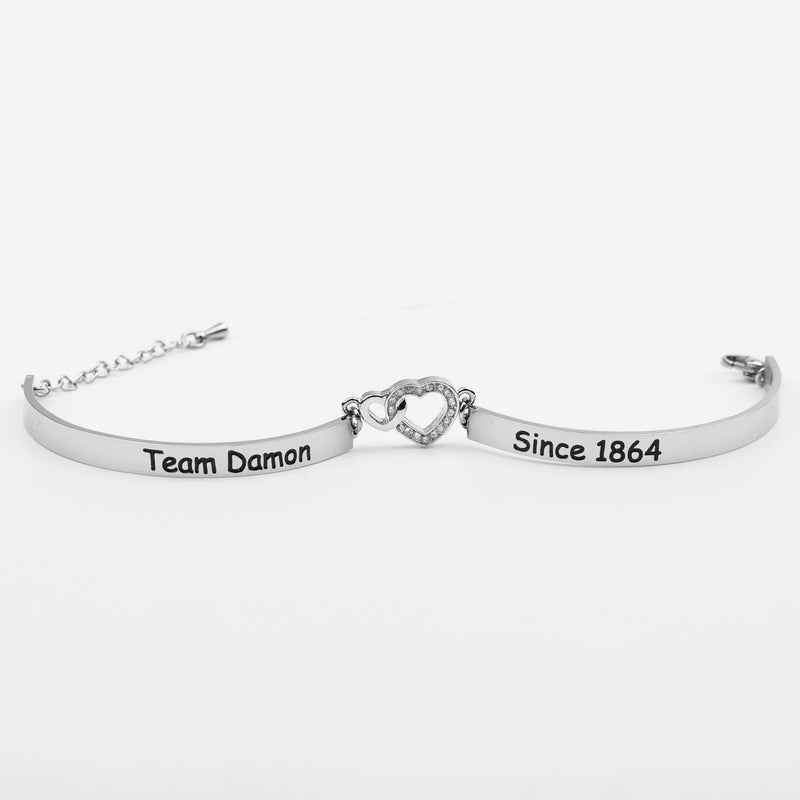 [Australia] - Vampire Diaries Jewelry Team Damon/Stefan since 1864 Bracelet Damon/Stefan Salvatore Gifts Team HBR-Damon 