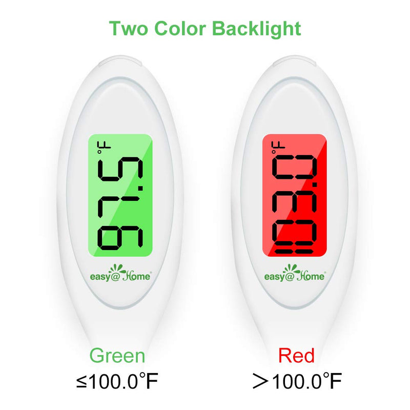 [Australia] - 8 Sec Fast Reading Easy@Home Digital Oral Thermometer for Adult, Kid and Baby, Oral, Rectal and Underarm Temperature Measurement for Fever with Two-Color LCD Display Backlit and Alarm EMT-A12 