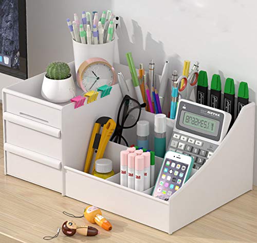 [Australia] - Onwon 1 PCS Drawer Type Cosmetics Storage Box Dormitory Desktop Finishing Dresser Skin Care Mask Lipstick Plastic Shelf 