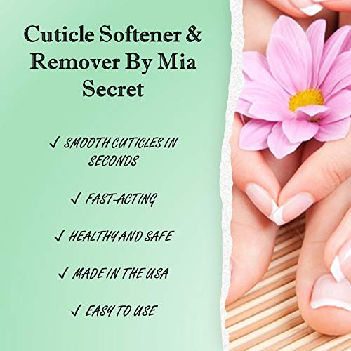 [Australia] - Mia Secret Cuticle Softener & Remover - Quick Easy Safe - 6 oz Cuticle Dissolver Cream for Hand or Foot Nails - Removes Cuticles Safely and Softens the Edge - Excellent for Manicures and Pedicures 