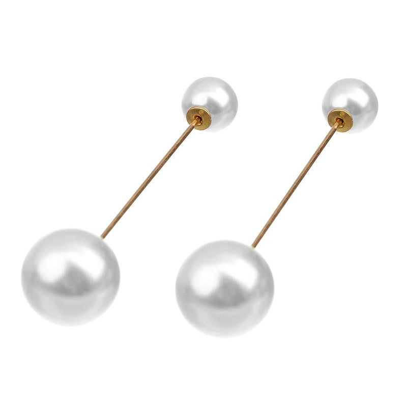 [Australia] - ASHMITA 6 Pairs Faux Pearl Brooch for Women Sweater Shawl Clip All-Match Clothes Pins Sweater Shawl Brooch 6 