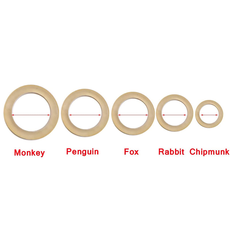 [Australia] - Orthodontic Elastic Rubber Bands and Placers, 500 Pcs Dental Rubber Traction Bands, 5 Pcs Elastic Placer for Braces (1/4",Fox) 1/4" 