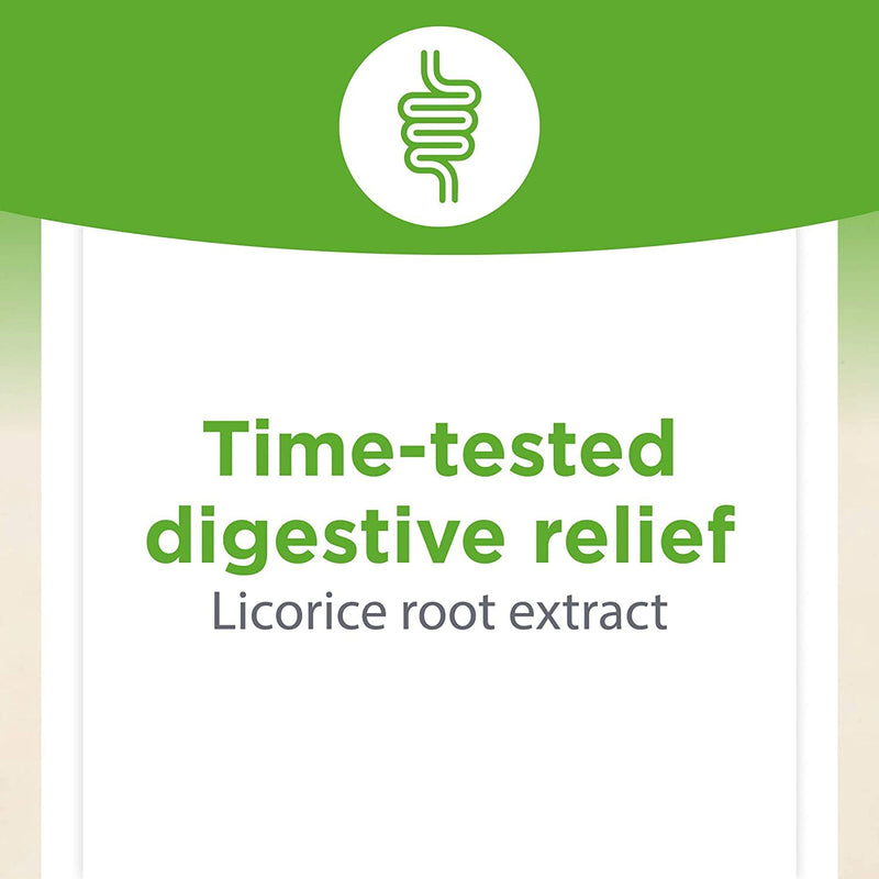 [Australia] - Natural Factors, DGL Licorice Root Extract, Natural Digestive Relief, 180 Tablets 180 Count (Pack of 1) 