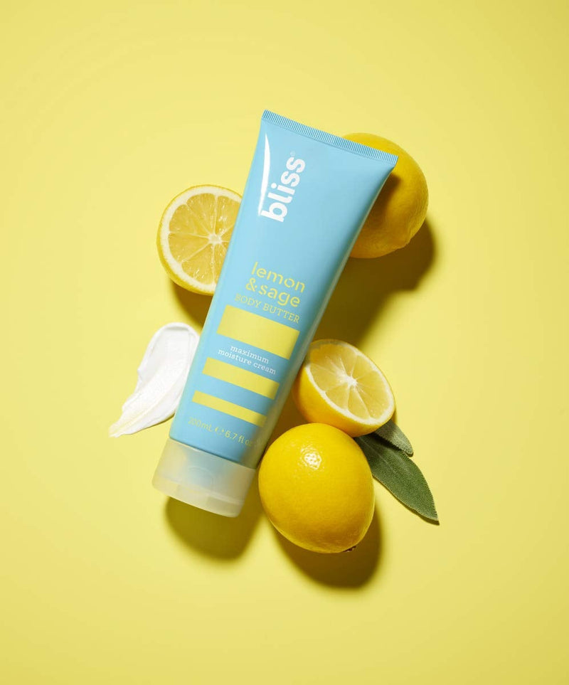 [Australia] - Lemon + Sage by Bliss Maximum Moisture Cream Body Butter 200ml 