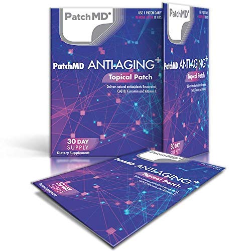[Australia] - PatchMD Anti-Aging Plus� 30 Daily Topical Patches. 100% Natural & Vegan. Allergy & Filler Free. High Absorption More bioavailable. Suitable for Sensitive stomachs & bariatric. 