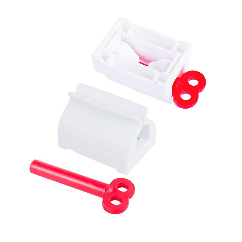 [Australia] - Toothpaste Squeezer,3 Pack Rolling Tube Toothpaste Dispenser Plastic Vertical Toothpaste Holder for Bathroom for Toothpaste Hand Cream Use Red+ Blue+ Green 