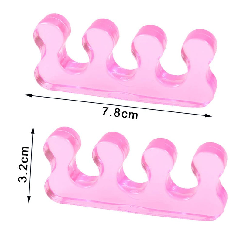 [Australia] - 3 Pairs Toe Separators Toe Stretcher Toe Spacers Toe Stretchers Separators for Overlapping Toes Bunions Hammer Toe Foot Pain Relief 