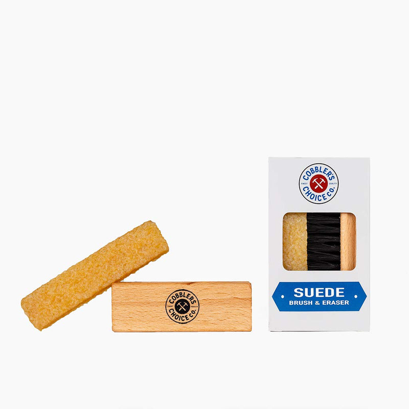 [Australia] - Suede Brush and Eraser - Suede Cleaner - Safe on Suede and Nubuck. Effectively Cleans and Restores Nap - Cobbler's Choice 