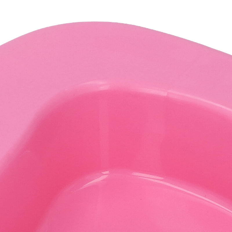 [Australia] - Nursing Bedpan Large Bed Pan Nursing Thicken 10 Degree Slope Bedridden Bedpan for for Adults Elderly Bed Bound Patient Pregnant Women Pink 