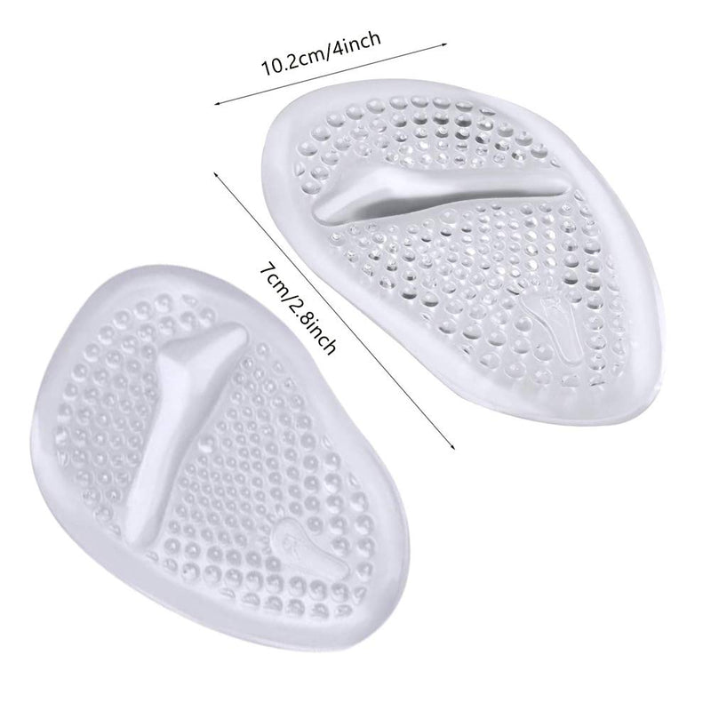 [Australia] - 2 Pairs Cushion Pads，Foot Pain Relief Pads Shoe Cushion Inserts Ball Of Foot Cushion Pads Ball Foot Gel Pads Metatarsal Cushions Party Feet Gel Cushions 