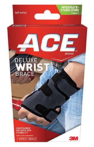 [Australia] - ACE Deluxe Wrist Brace, Left, Large/Extra Large Large/X-Large (Pack of 1) 