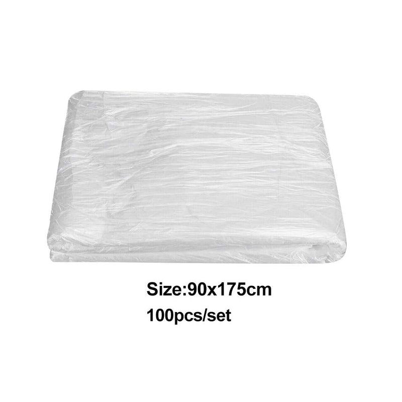 [Australia] - BHAIR5 100pcs Spa Bed Sheets Disposable Massage Table Sheet,Couch Cover For Massage Tables Bed Treatment Waxing Protection,Waterproof,Oil Resistant 90x175cm 