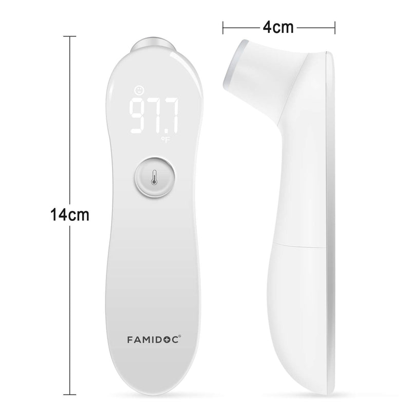 [Australia] - Forehead Thermometer - Digital Medical Thermometer for Fever -Ear Thermometer -Instant Accurate Reading Temporal Thermometer - for Baby,Adult by Famidoc 