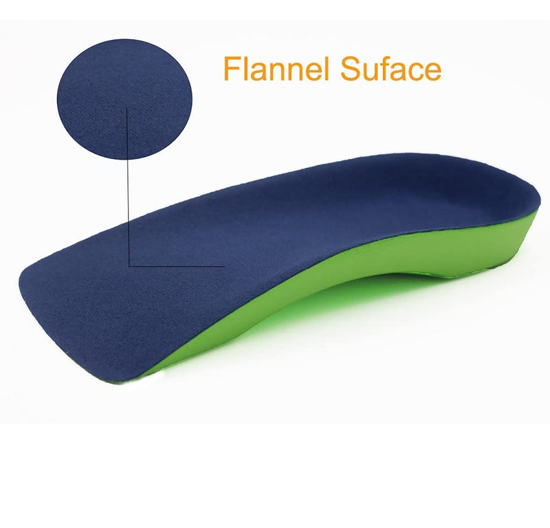 [Australia] - Plantar Fasciitis Orthotic 3/4 Insoles Arch Support Shoe Boot Inserts Women Men Insole Flat Feet Insert UK 9 - 10.5 