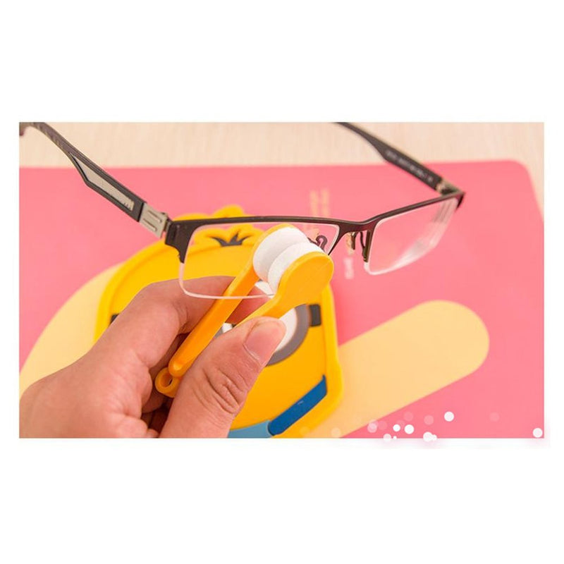 [Australia] - ROSENICE Eyeglass Cleaner 5pcs Spectacles Cleaner Soft Brush Cleaning Tool Eyeglasses Cleaning Clip(As Shown) 