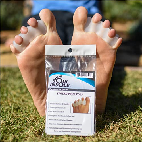 [Australia] - Premium Toe Spacers/Toe Correctors/Toe Separators by Soul Insole - Regular/Smaller Size Regular / Smaller 