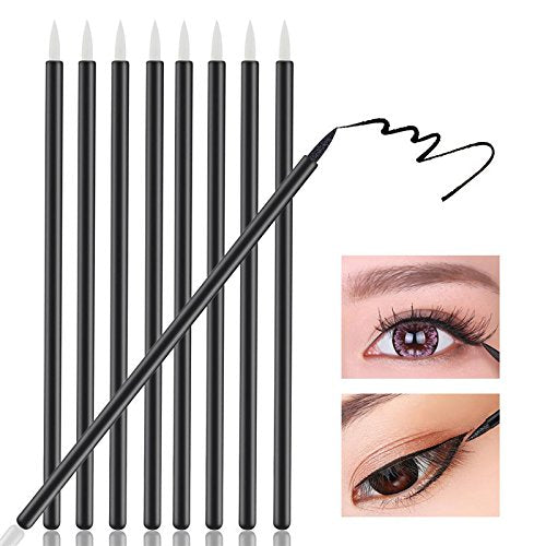 [Australia] - G2PLUS 100PCS Disposable Eyeliner Makeup Brushes Applicator Cosmetic Eye Wands 