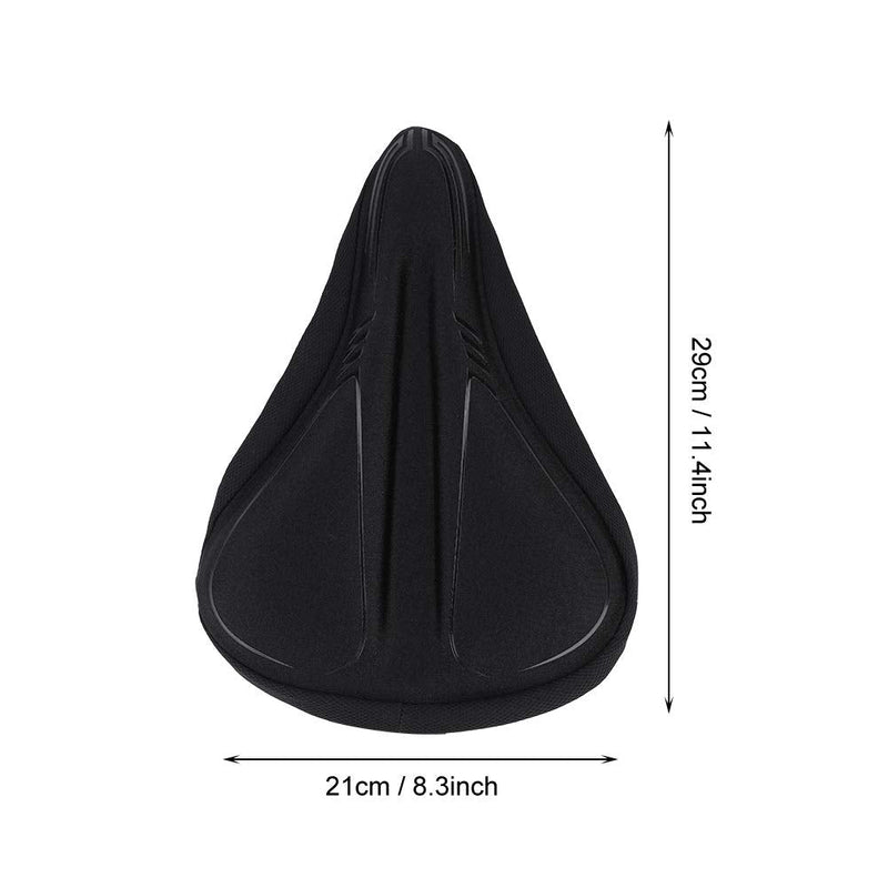 [Australia] - Keenso Comfortable Bike Thickening Saddle Cover for Padded Bicycle Saddle with Soft Cushion Replacement Improves Riding Comfort Large 