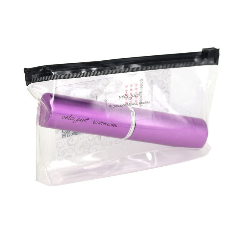 [Australia] - Vela.Yue Retractable Blush Brush Angled Face Powder Bronzer Travel Kabuki Makeup Brushes 
