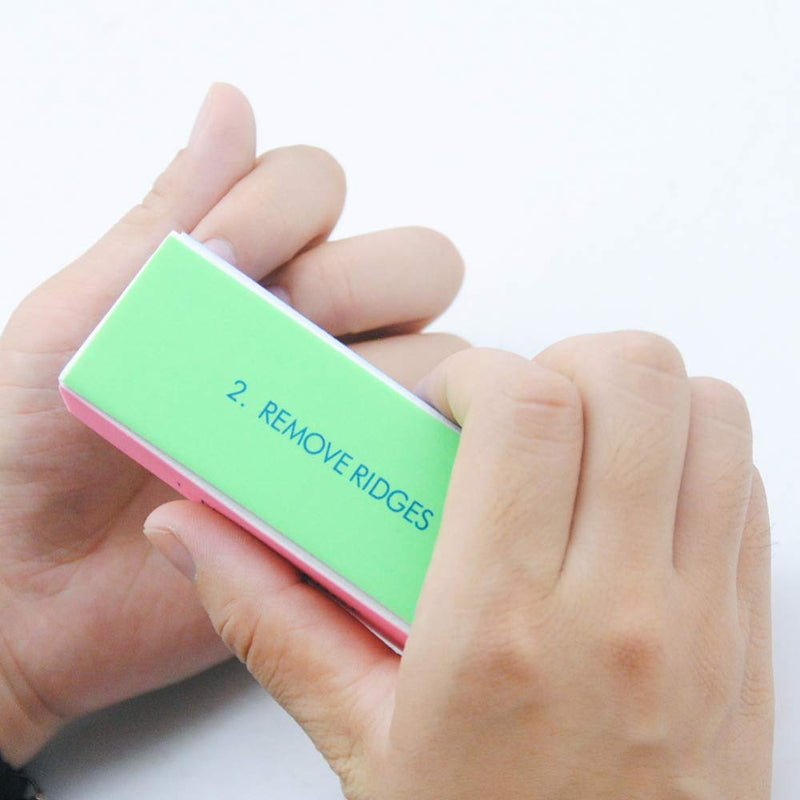 [Australia] - YIMART 5Pcs/set Nail Art Buffer Block Nail File For Nail Polish UV Gel Manicure Pedicure Buffing Sanding Polish (Flower) Flower 