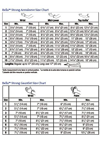 [Australia] - BSN Medical 102248 Jobst Bella Strong Armsleeve, 15-20 mmHg, Long, Size 8, Black 