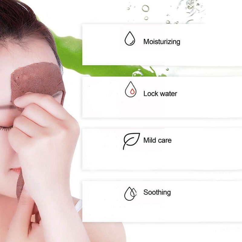 [Australia] - Seaweed Moisturizing Face Mask, Face Care Mask, for Vegetarian / Body Wraps / Reduce pores / Hydrating / Cleaning, 20 Bags 