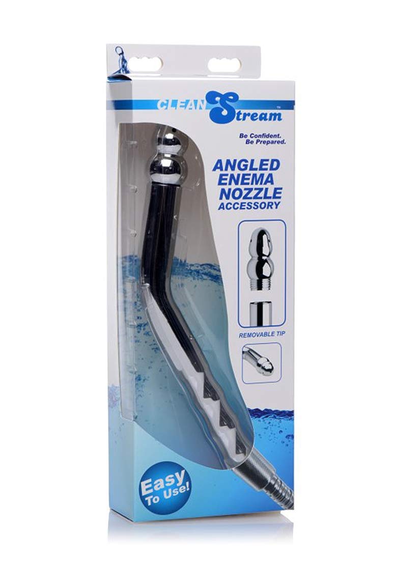 [Australia] - Cleanstream Angled Enema Nozzle, Silver 