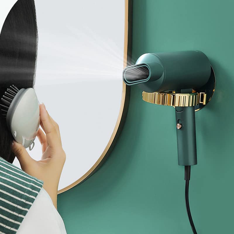 [Australia] - IKAAR 2pcs Hair Dryer Holders Self Adhesive Wall Mount Hairdryer Stand with Ideal for Storage of Hair Dryer and Hair Straightener 