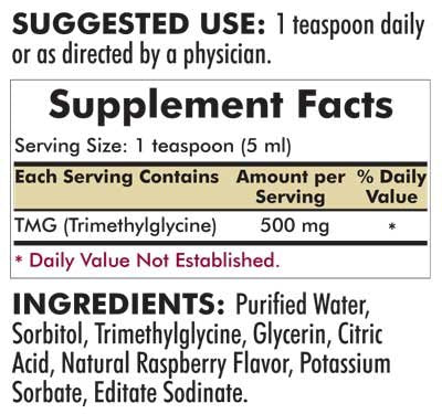 [Australia] - Kirkman TMG (Trimethylglycine) Liquid | 473 ml/16 fl oz | Raspberry 